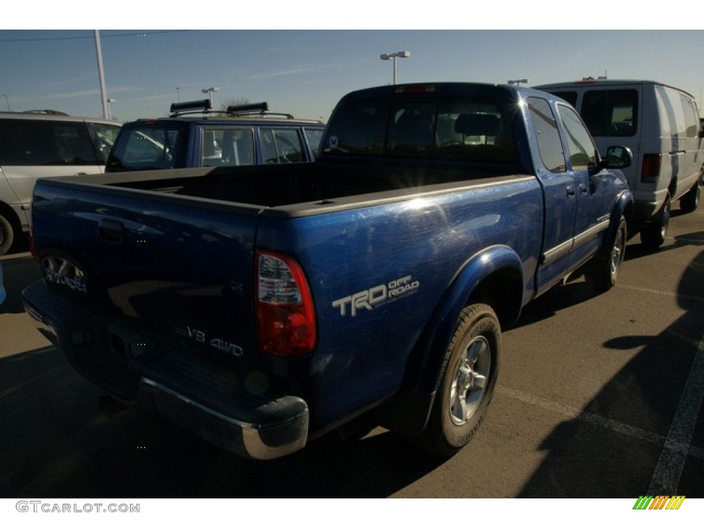 2005 Tundra SR5 TRD Access Cab 4x4 - Spectra Blue Mica / Light Charcoal photo #2