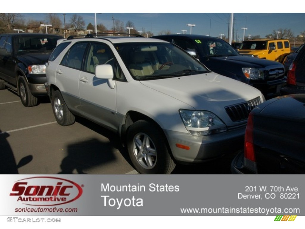 2003 RX 300 AWD - White Gold Crystal / Ivory photo #1