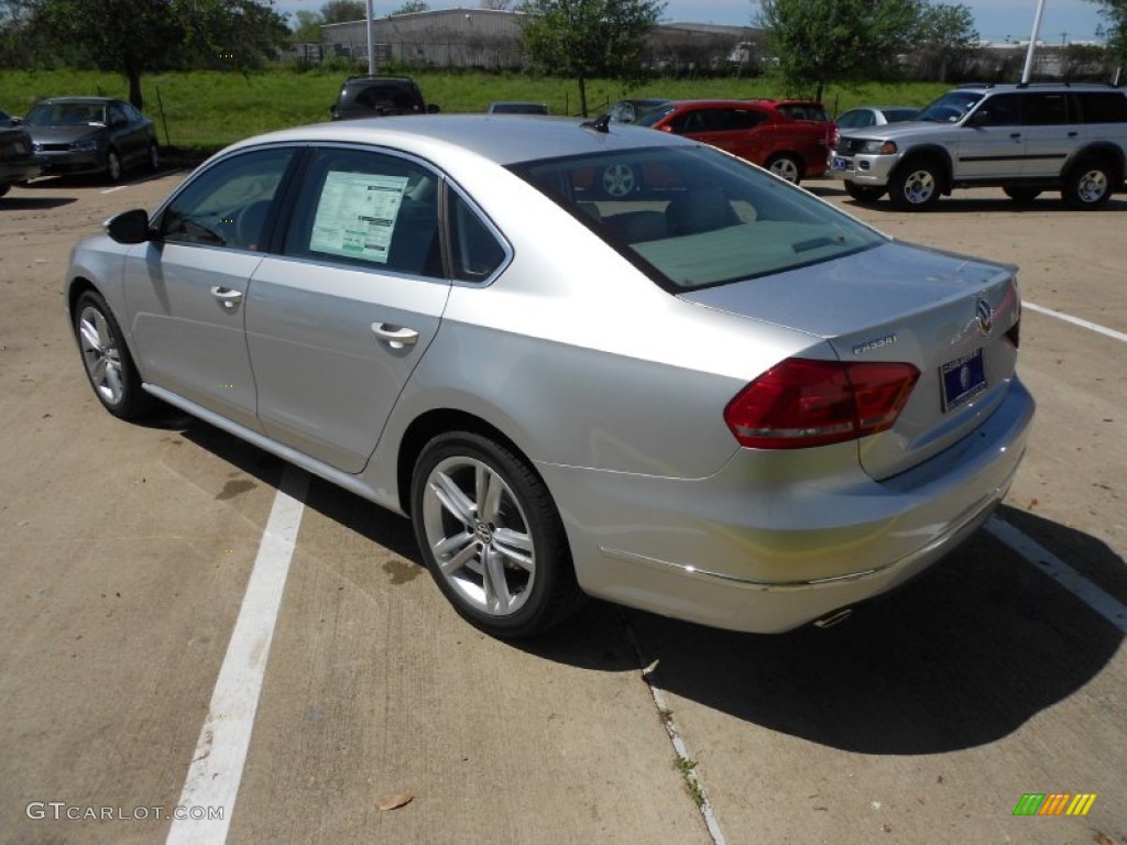 2012 Passat TDI SEL - Reflex Silver Metallic / Moonrock Gray photo #5