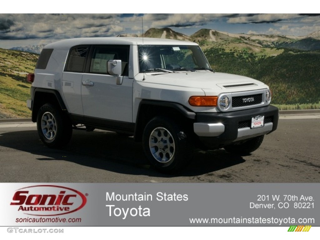 2012 FJ Cruiser 4WD - Iceberg White / Dark Charcoal photo #1