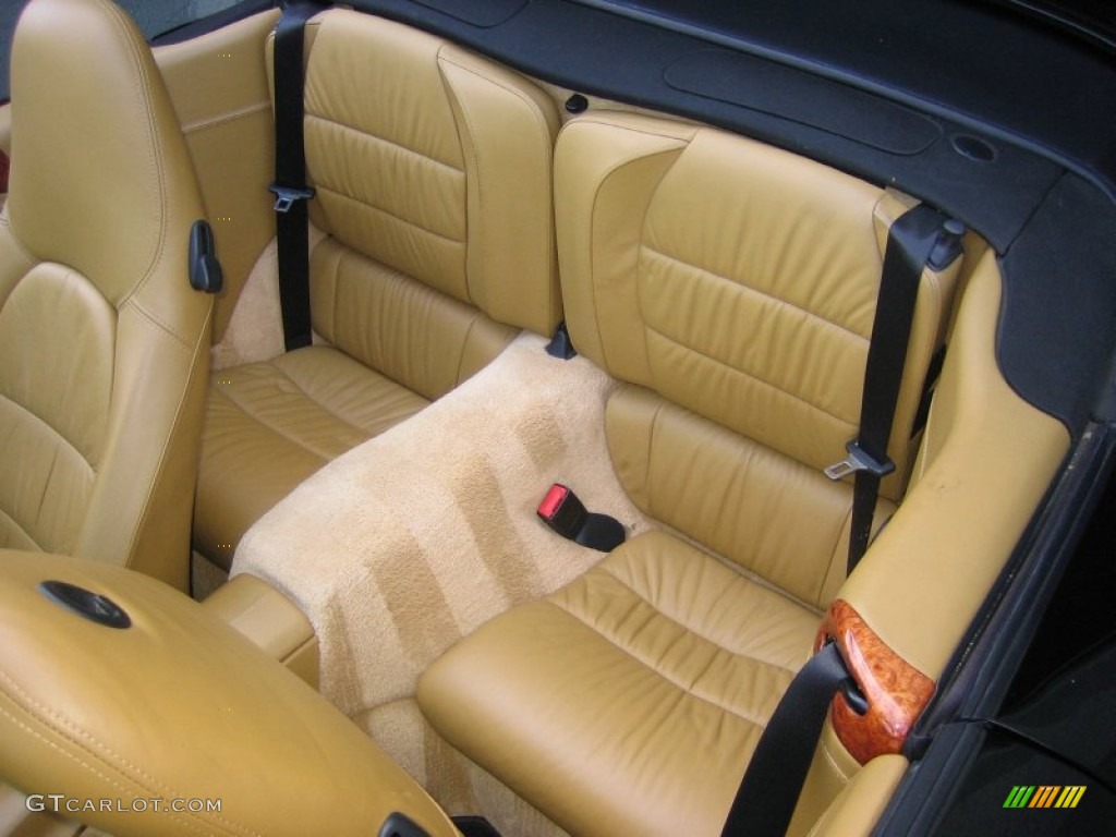 2005 Porsche 911 Turbo S Cabriolet Rear Seat Photo #62698109