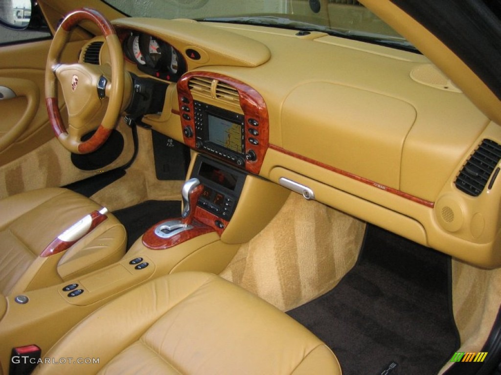 Savanna Beige Interior 2005 Porsche 911 Turbo S Cabriolet Photo #62698187