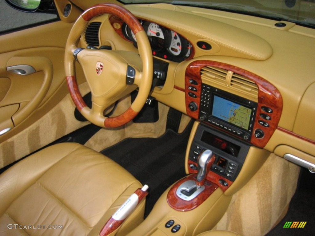 2005 911 Turbo S Cabriolet - Black / Savanna Beige photo #23