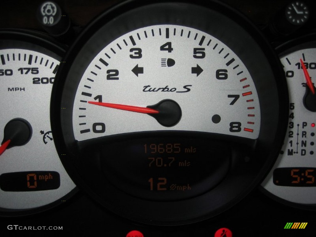 2005 911 Turbo S Cabriolet - Black / Savanna Beige photo #25