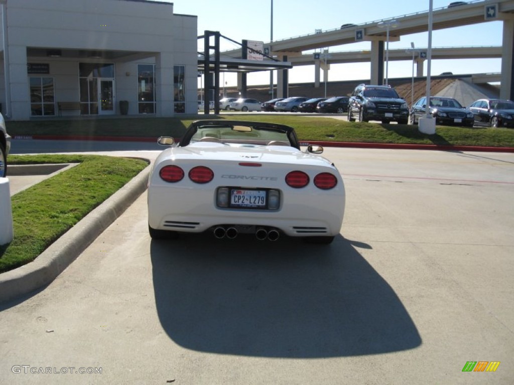 2003 Corvette Convertible - Speedway White / Shale photo #5