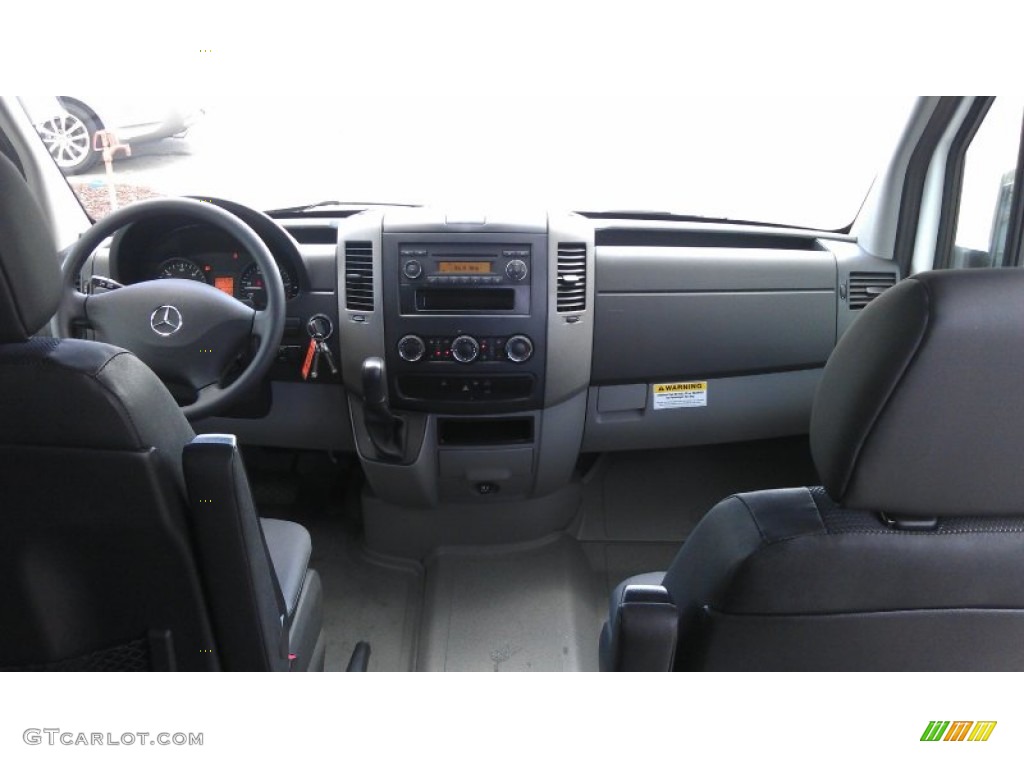 2012 Sprinter 2500 High Roof Passenger Van - Arctic White / Lima Black Fabric photo #11