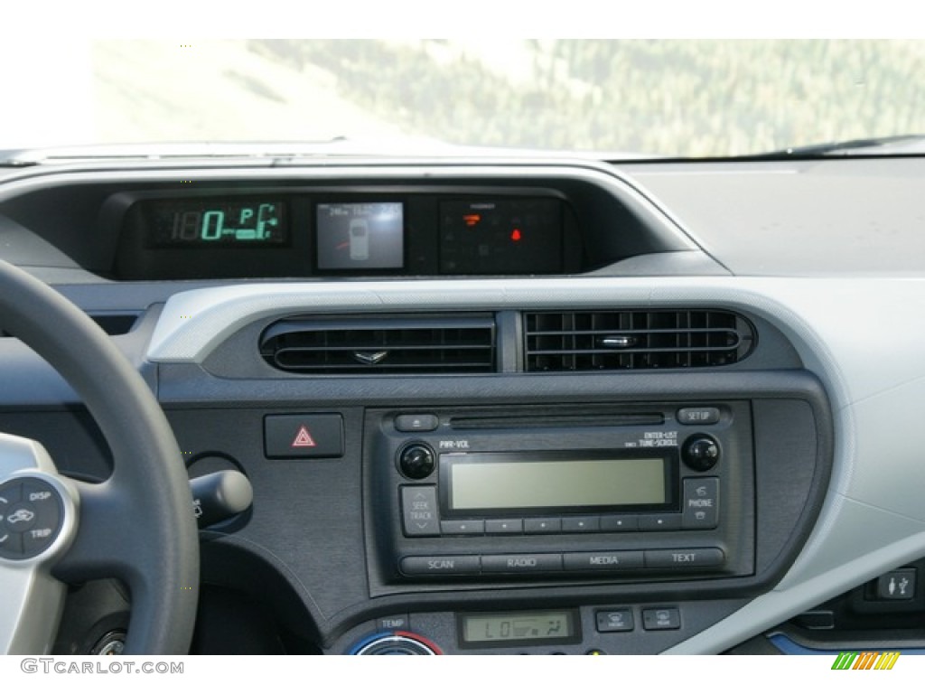 2012 Toyota Prius c Hybrid Two Audio System Photo #62699388