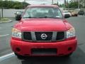 2008 Red Alert Nissan Titan XE King Cab  photo #3