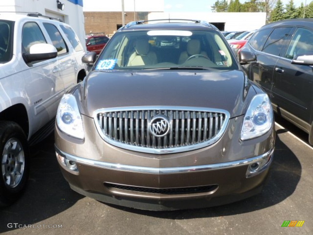 2009 Enclave CXL AWD - Cocoa Metallic / Cocoa/Cashmere photo #2