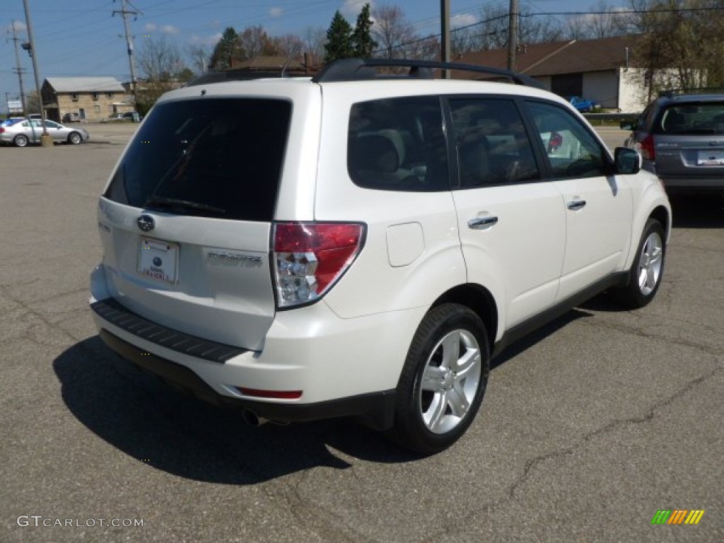 2009 Forester 2.5 X Premium - Satin White Pearl / Platinum photo #7