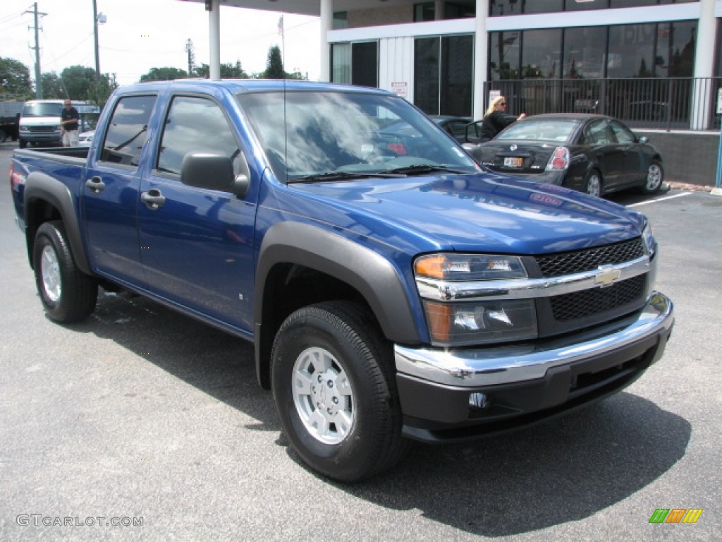 2006 Colorado LT Crew Cab - Superior Blue Metallic / Very Dark Pewter photo #1