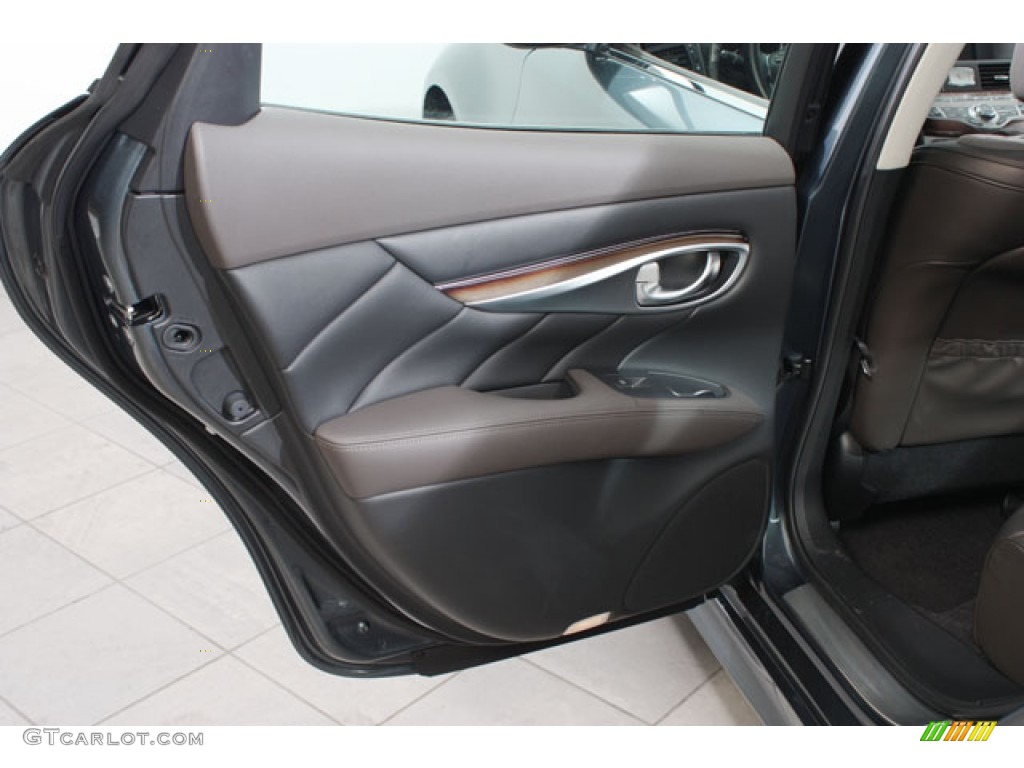 2011 Infiniti M 37x AWD Sedan Java Door Panel Photo #62702285