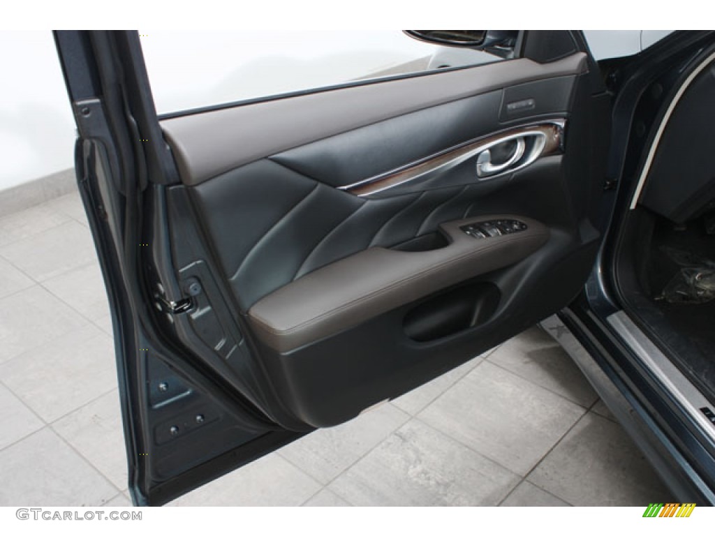 2011 Infiniti M 37x AWD Sedan Java Door Panel Photo #62702291