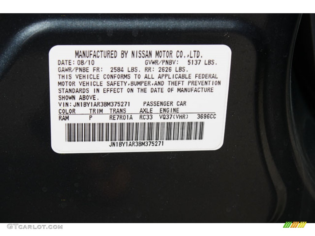 2011 M Color Code RAM for Harbour Blue Photo #62702375