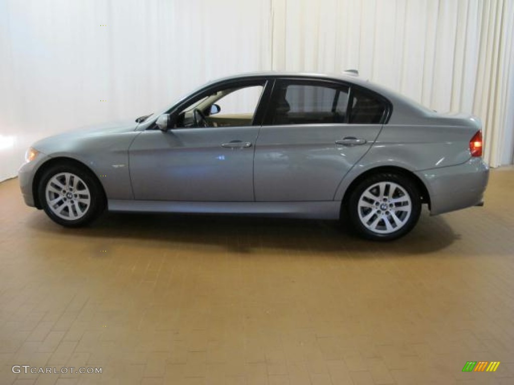 2007 3 Series 328i Sedan - Arctic Metallic / Beige photo #8