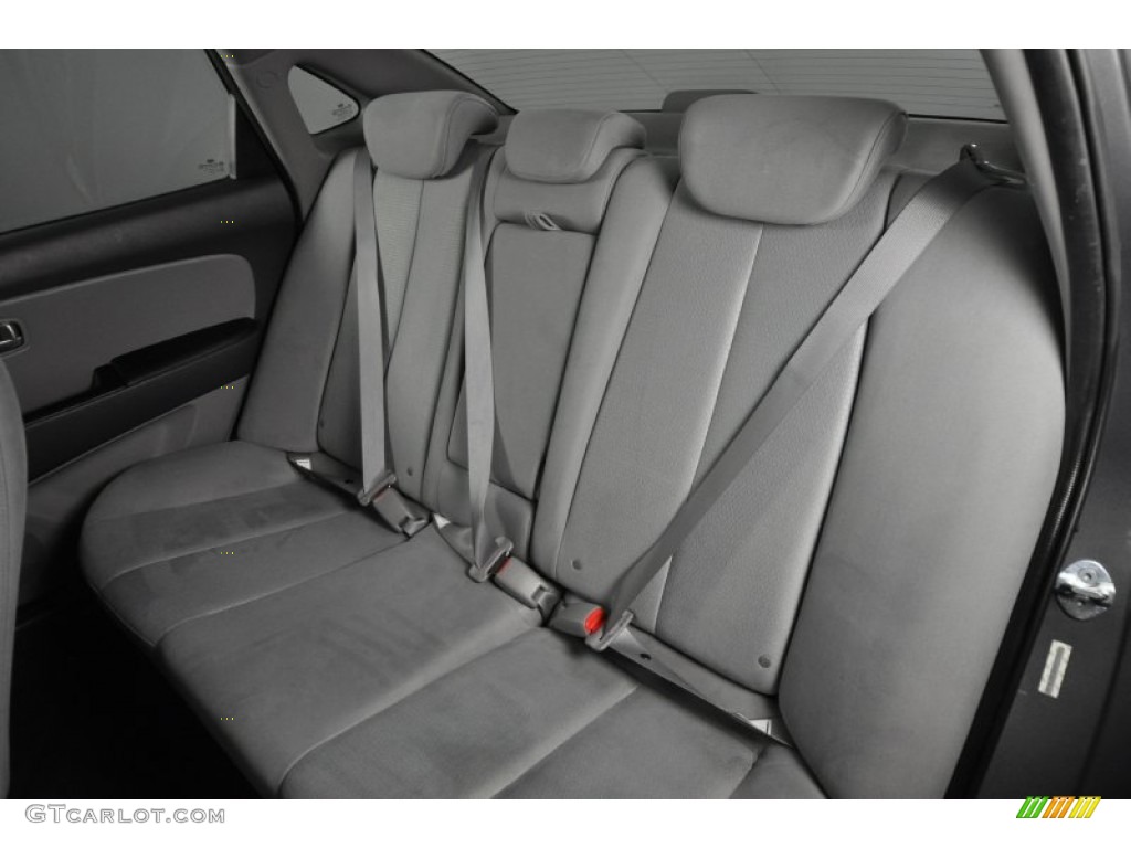 2009 Elantra GLS Sedan - Carbon Gray / Gray photo #18