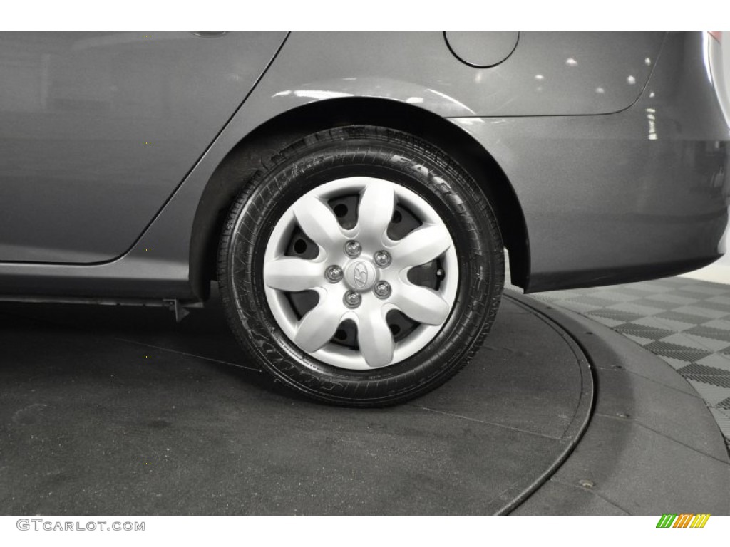 2009 Elantra GLS Sedan - Carbon Gray / Gray photo #37