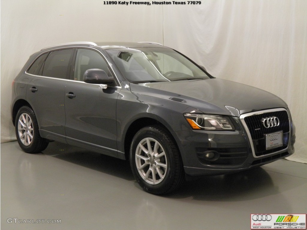 2009 Q5 3.2 Premium Plus quattro - Meteor Gray Pearl Effect / Black photo #3