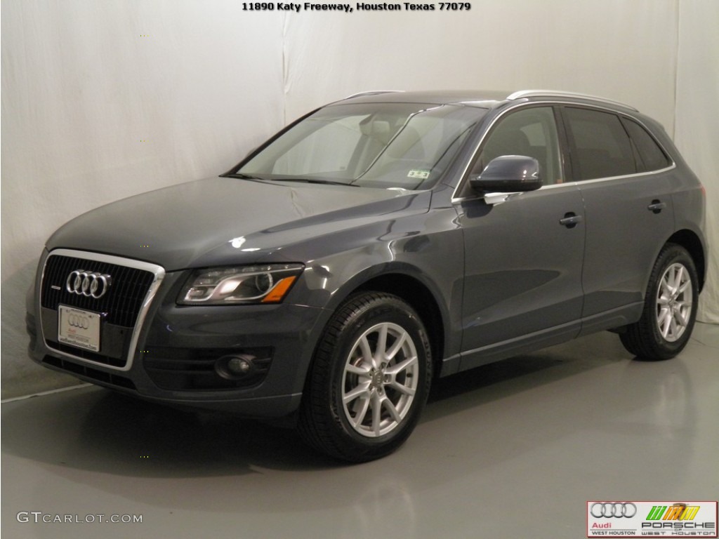 2009 Q5 3.2 Premium Plus quattro - Meteor Gray Pearl Effect / Black photo #4