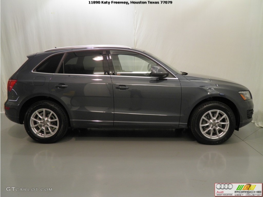 2009 Q5 3.2 Premium Plus quattro - Meteor Gray Pearl Effect / Black photo #6