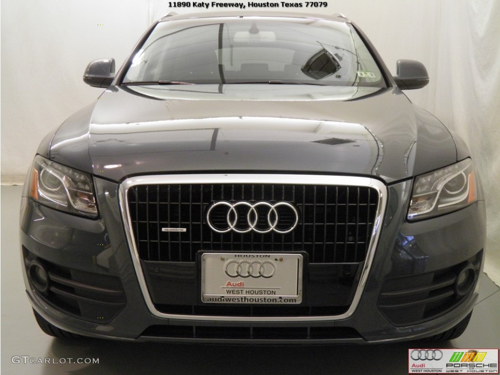 2009 Q5 3.2 Premium Plus quattro - Meteor Gray Pearl Effect / Black photo #18