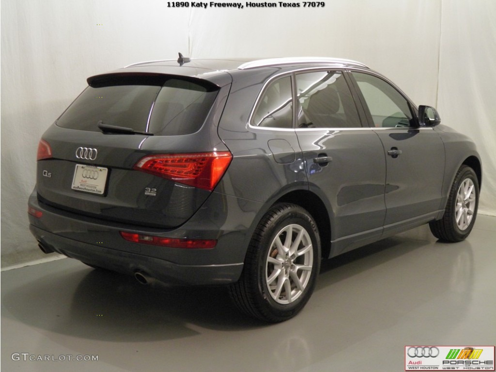 2009 Q5 3.2 Premium Plus quattro - Meteor Gray Pearl Effect / Black photo #22