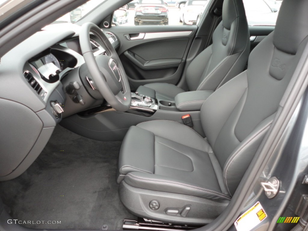 Black/Black Interior 2012 Audi S4 3.0T quattro Sedan Photo #62704415