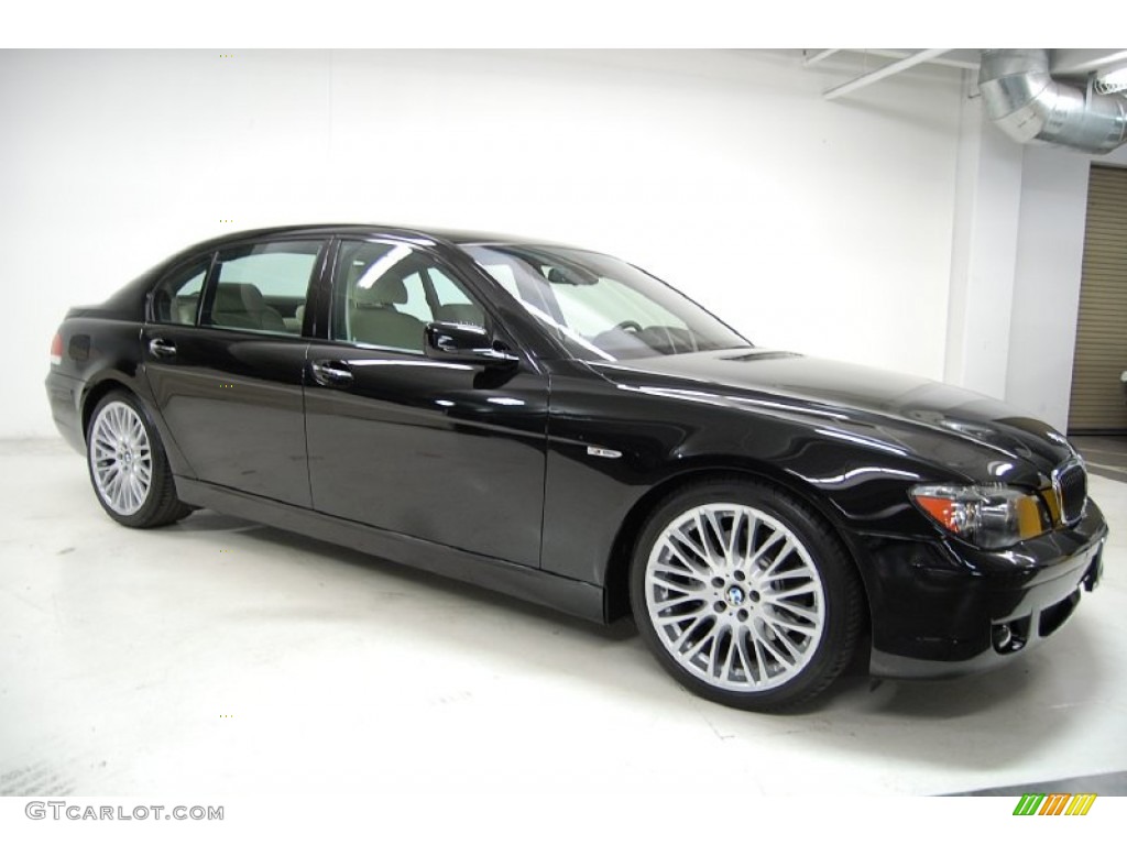 Jet Black 2007 BMW 7 Series 750Li Sedan Exterior Photo #62704562