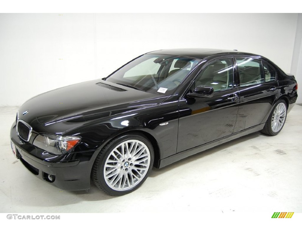 Jet Black 2007 BMW 7 Series 750Li Sedan Exterior Photo #62704610