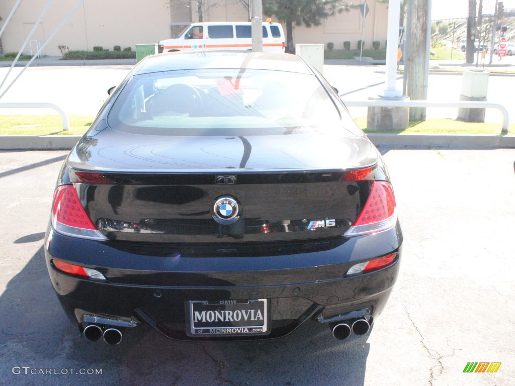 2006 M6 Coupe - Black Sapphire Metallic / Black photo #10