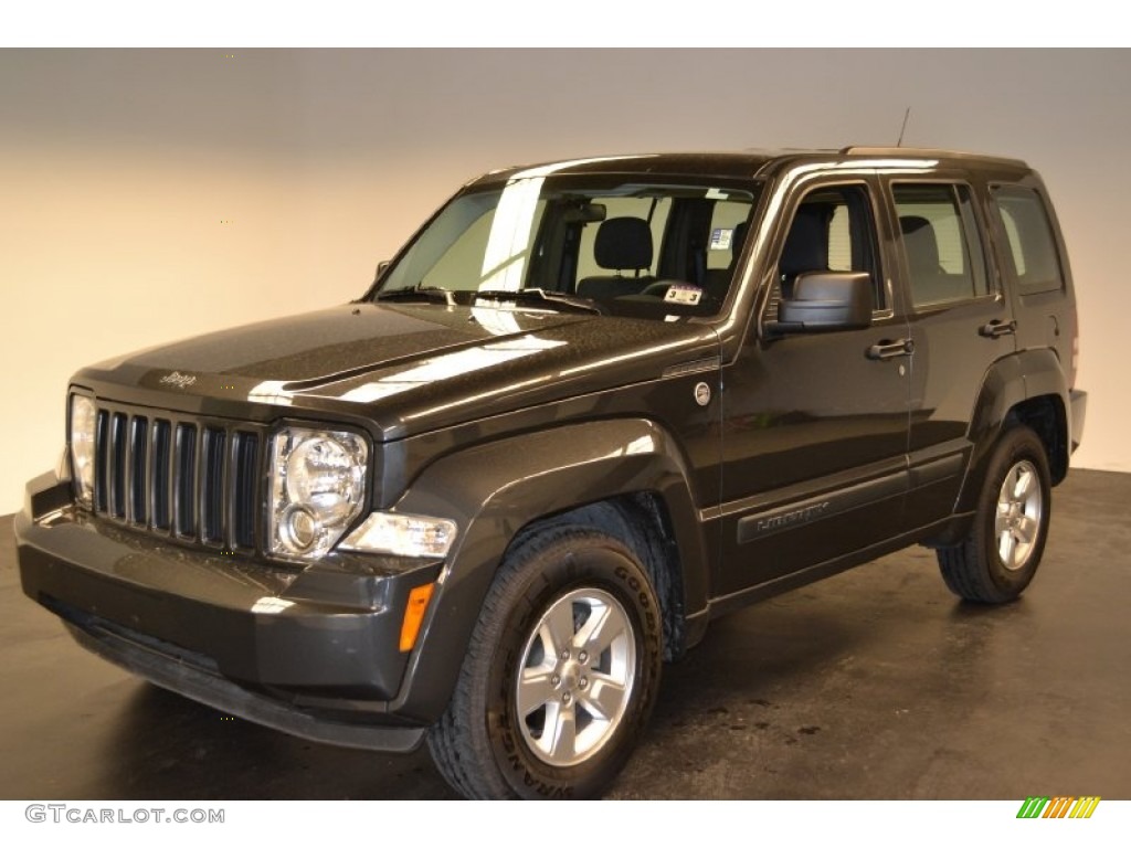2011 Dark Charcoal Pearl Jeep Liberty Sport 4x4 62663528 Photo 8