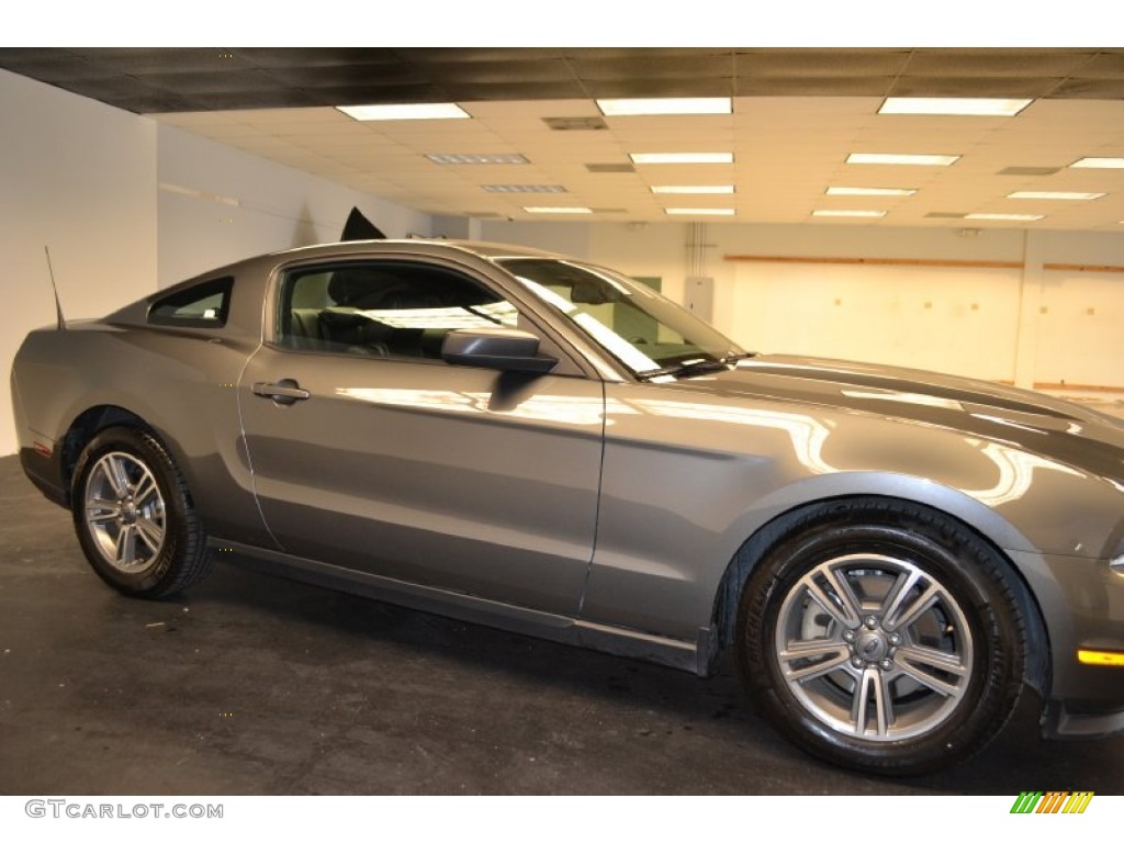 2011 Mustang V6 Premium Coupe - Sterling Gray Metallic / Charcoal Black photo #6