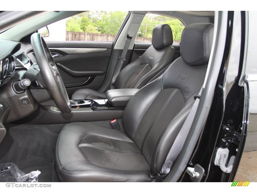 Ebony Interior 2009 Cadillac CTS -V Sedan Photo #62706218
