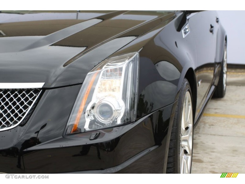 2009 CTS -V Sedan - Black Raven / Ebony photo #8