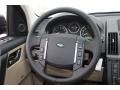 2012 Land Rover LR2 Almond Interior Steering Wheel Photo