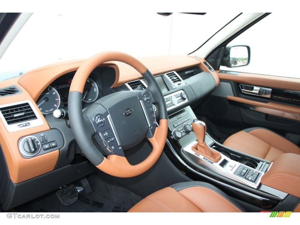 Autobiography Ebony/Tan Interior 2012 Land Rover Range Rover Sport Autobiography Photo #62707194