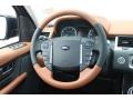 2012 Land Rover Range Rover Sport Autobiography Ebony/Tan Interior Steering Wheel Photo