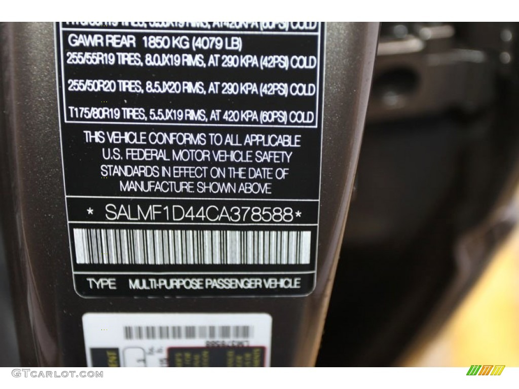 2012 Range Rover HSE LUX - Bournville Brown Metallic / Jet photo #28