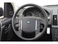 2011 Land Rover LR2 Ebony Interior Steering Wheel Photo