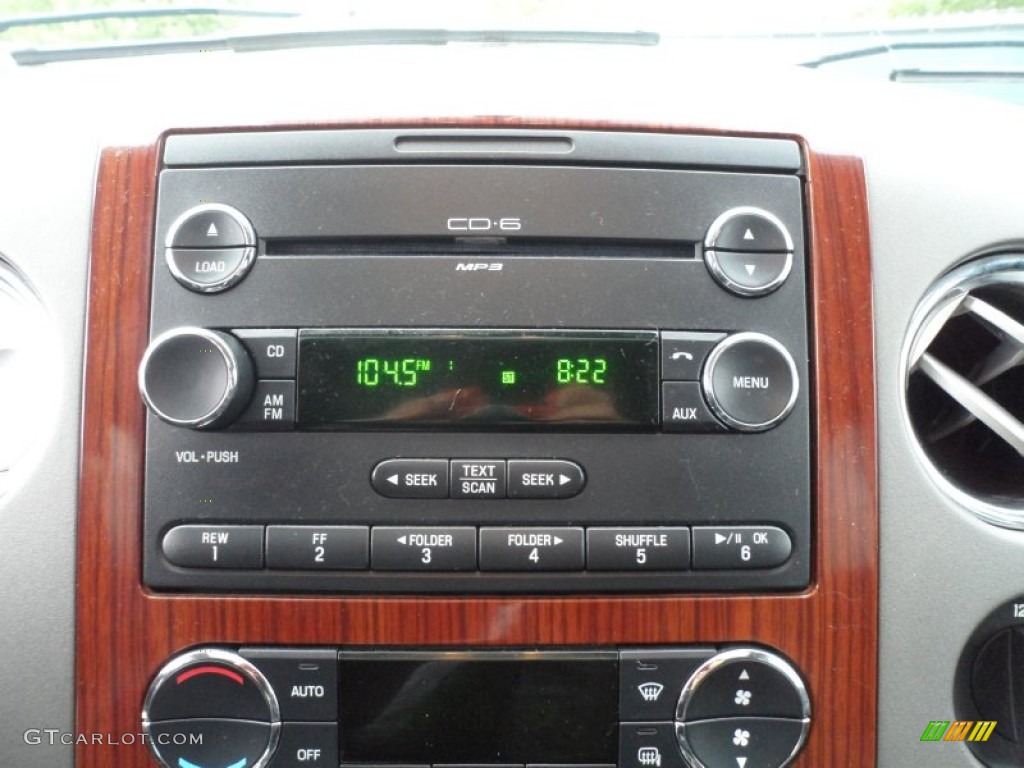 2008 Ford F150 Lariat SuperCrew 4x4 Audio System Photo #62709499