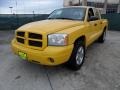 2006 Solar Yellow Dodge Dakota SLT Sport Quad Cab  photo #7