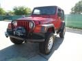 2005 Flame Red Jeep Wrangler Rubicon 4x4  photo #7