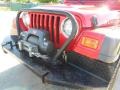 2005 Flame Red Jeep Wrangler Rubicon 4x4  photo #12