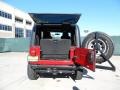 2005 Flame Red Jeep Wrangler Rubicon 4x4  photo #30