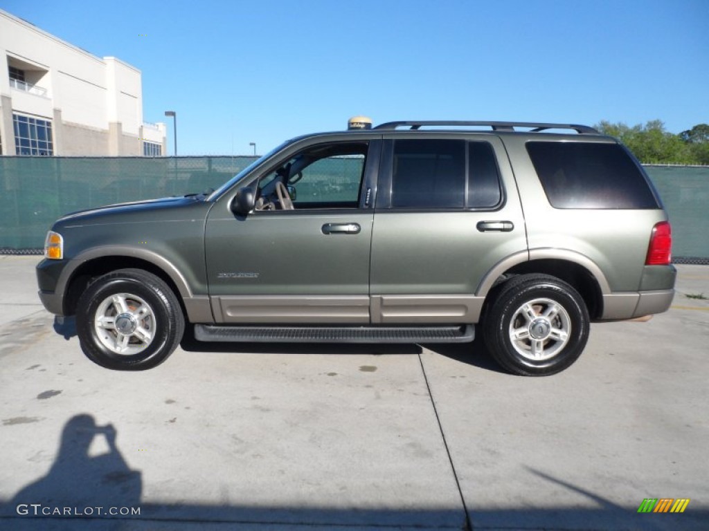 Estate Green Metallic 2002 Ford Explorer Eddie Bauer Exterior Photo #62710520
