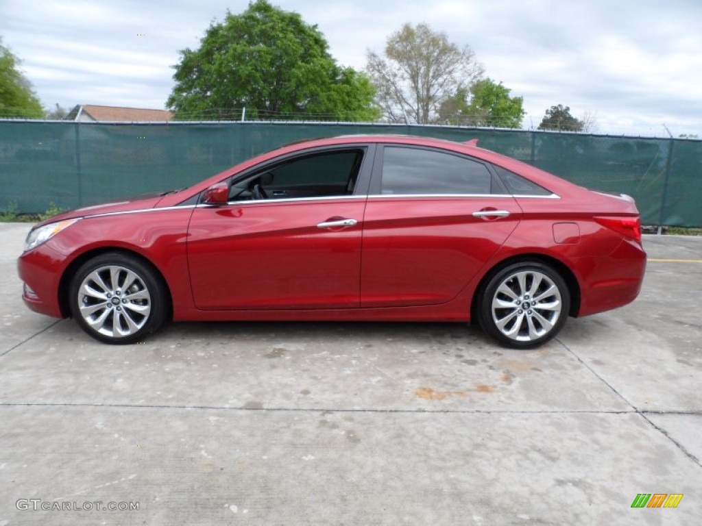 Venetian Red 2011 Hyundai Sonata SE Exterior Photo #62710649