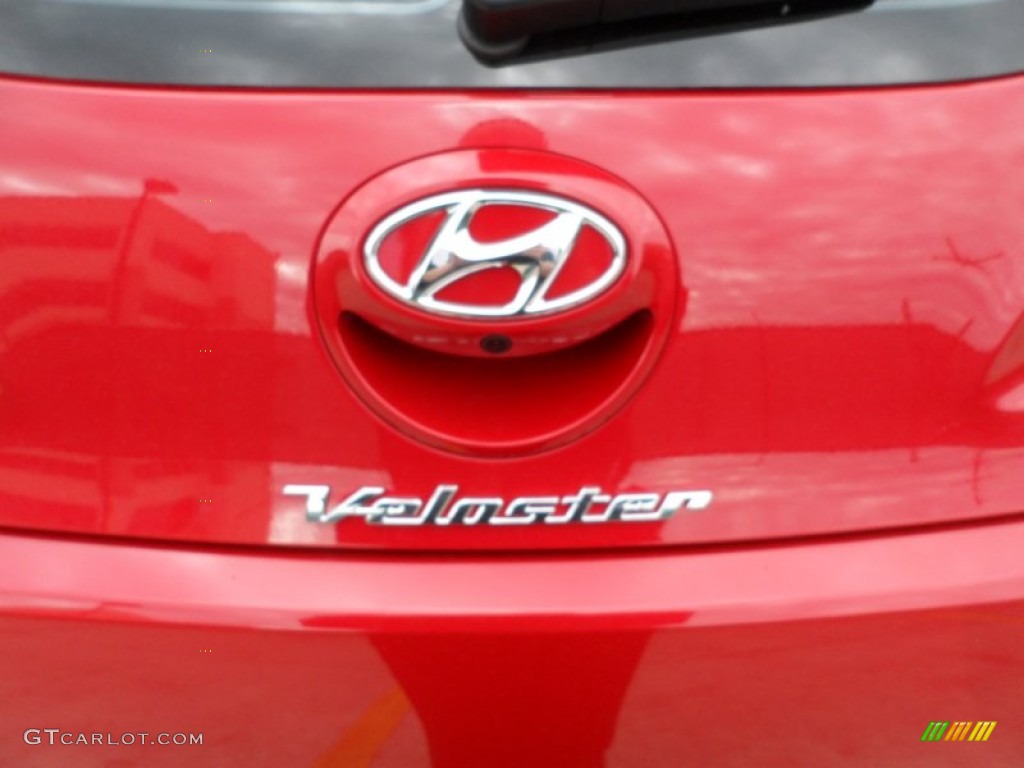 2012 Veloster  - Boston Red / Gray photo #15
