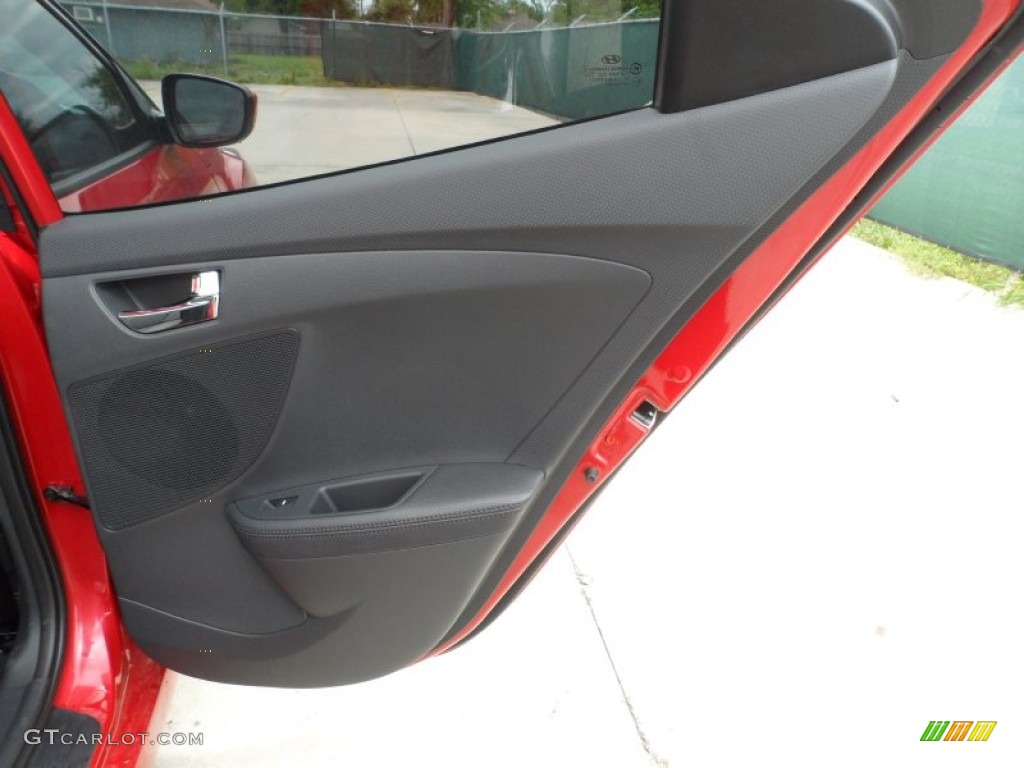2012 Veloster  - Boston Red / Gray photo #18