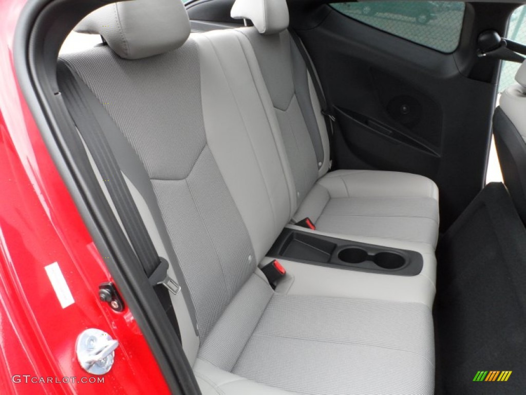 2012 Veloster  - Boston Red / Gray photo #19