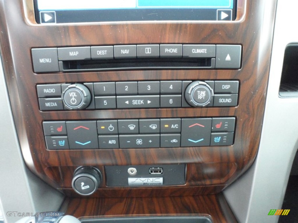 2012 Ford F150 Lariat SuperCrew 4x4 Controls Photo #62711996